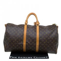 Pre Owned Louis Vuitton Monogram Canvas Keepall 55