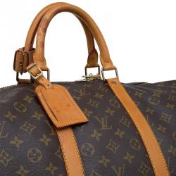 Pre Owned Louis Vuitton Monogram Canvas Keepall Bandouliere 55