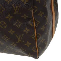 Pre Owned Louis Vuitton Monogram Canvas Keepall Bandouliere 55