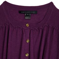 مملوكة مسبقًا Marc by Marc Jacobs Cotton-silk Gold Button Cardigan XS