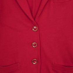 Pre Owned Marc by Marc Jacobs Red Cotton Blazer