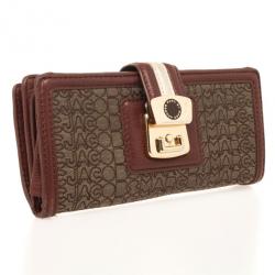 Pre Owned Marc by Marc Jacobs Monogram Continental Wallet
