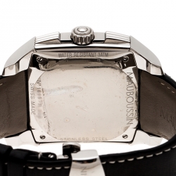 Mauboussin Black Stainless Steel Delit 906 Chronograph Men's Wristwatch 42 mm