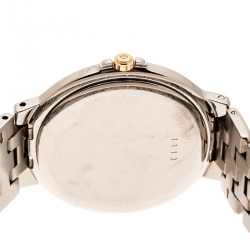 Pre Owned Maurice Lacroix Black Two-Tone Stainless Steel 69637 Men's Wristwatch 34 mm