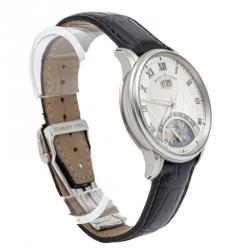 Maurice Lacroix Silver Jours Retrograde Steel Automatic Men's Watch 40MM