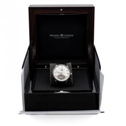 Maurice Lacroix Silver Jours Retrograde Steel Automatic Men's Watch 40MM