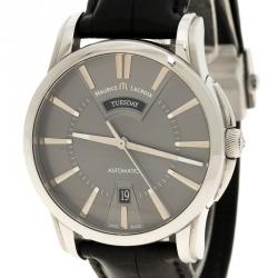 Maurice Lacroix Stainless Steel Pontos Day Date Automatic Men's Wristwatch 40MM