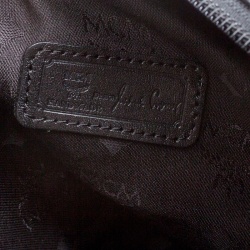 MCM Black Visetos Nylon Large Duffle Bag