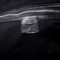 MCM Black Leather Duffle Bag                    