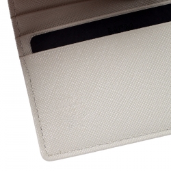 MCM Blue Leather Bifold Wallet