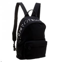 McQ By Alexander McQueen Black Canvas Backpack