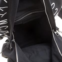 McQ By Alexander McQueen Black Canvas Backpack