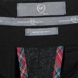 Pre Owned McQ by Alexander McQueen Grey Wool Tailored Trousers XL