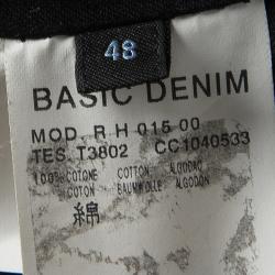 مملوكة مسبقًا McQ By Alexander McQueen Faded Black Denim Jacket S