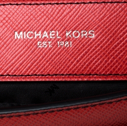 Michael Kors Ruby Saffiano Leather Harrison Messenger Bag