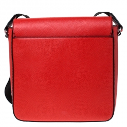 Michael Kors Ruby Saffiano Leather Harrison Messenger Bag