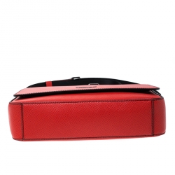 Michael Kors Ruby Saffiano Leather Harrison Messenger Bag