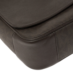 Michael Kors Brown Signature Coated Canvas and Leather Jet Set Messenger Bag