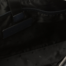 Michael Kors Navy Blue Leather Harrson Briefcase