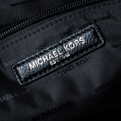 Michael Kors Black Leather Russel Briefcase 