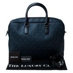 Michael Kors Signature Monogram Jet Set Briefcase