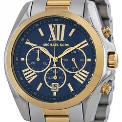 Michael Kors MK5976 Bradshaw Blue/Yellow gold toned steel Ã44 mm MK5976