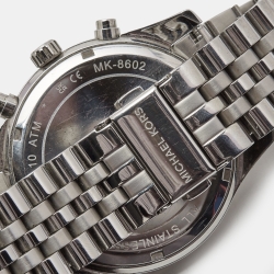 Michael Kors Black Stainless Steel Lexington MK8602 Men's Wristwatch 44 mm