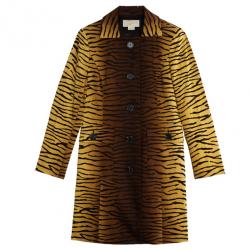 MICHAEL Michael Kors Animal Print Trench Coat M