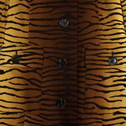 MICHAEL Michael Kors Animal Print Trench Coat M