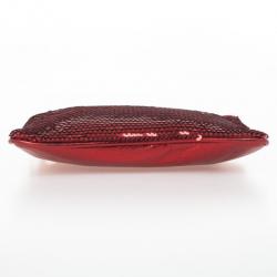 Pre Owned Michael by Michael Kors Red Sequin Wristlet