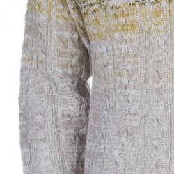 Pre Owned Missoni Men's Cable Knit Degrade Sweater M