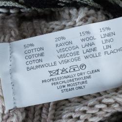 Pre Owned Missoni Men's Cable Knit Degrade Sweater M