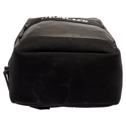 Moncler Black Polyamide Logo-Print Gimont Backpack