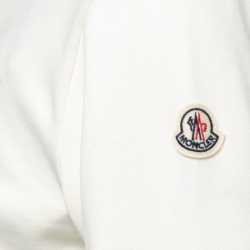 Pre Owned Moncler X Marvel White Cotton Spiderman Hooded Sweatshirt M
