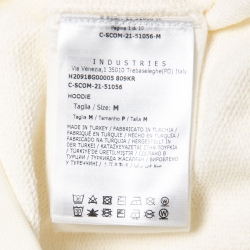 Pre Owned Moncler X Marvel White Cotton Spiderman Hooded Sweatshirt M