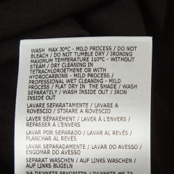 Pre Owned Moncler Black Cotton Knit Crew Neck Tshirt S