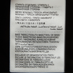 Pre Owned Moncler Black Cotton Knit Crew Neck Tshirt S