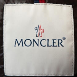 Pre Owned Moncler Brown Quilted Down Hooded Puffer Jacket XXL