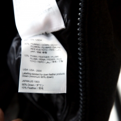 Pre Owned Moncler Grey Wool Quilted Down Hooded Montgenevre Jacket XXL