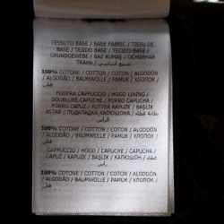 Pre Owned Moncler Black Maglia Logo Appliqued Cotton Hooded Sweatshirt L