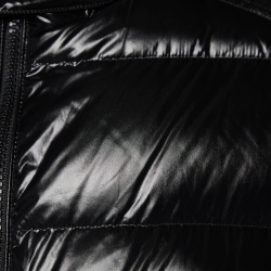 Moncler Black Synthetic Quilted Hooded Maya Jacket XXL