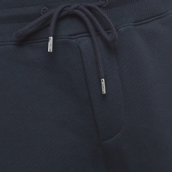Pre Owned Moncler Navy Blue Side Striped Cotton Sweatpants M
