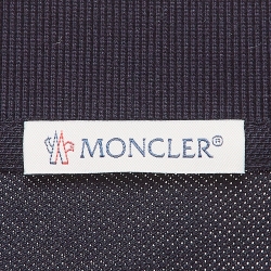 Moncler Navy Blue Cotton Pique Logo Patch Polo T-Shirt M