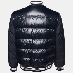 Moncler Black Torilis Down Bomber Jacket L