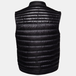 Moncler Black Down Gir Vest L