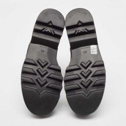 Moncler Black Rubber Rain Boots Size 40