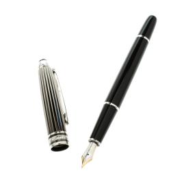 Pre Owned Montblanc Meisterstuck Black Solitaire Doue LeGrand Fountain Pen