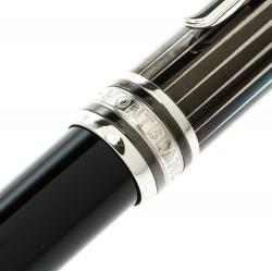 Pre Owned Montblanc Meisterstuck Black Solitaire Doue LeGrand Fountain Pen