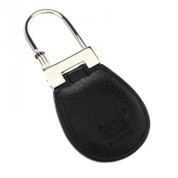 Pre Owned Montblanc Black Soft Leather Meisterstuck Key Fob