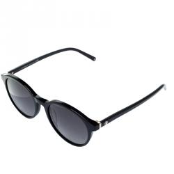 Montblanc Black MB505S Round Sunglasses 